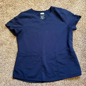 Cherokee Navy Short Sleeve Women's Top